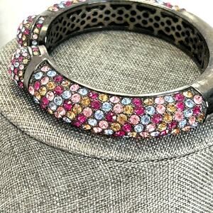 Vintage‎ Joan Boyce Multicolor Rhinestone Bracelet